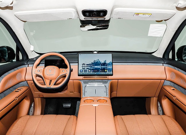 Voyah Taishan chassis suspension and large SUV design
